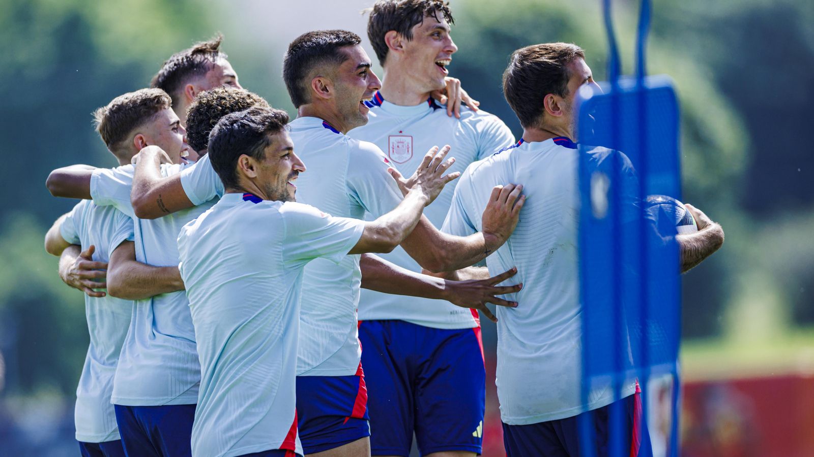 Las fotos de la selección española antes del partido contra Georgia