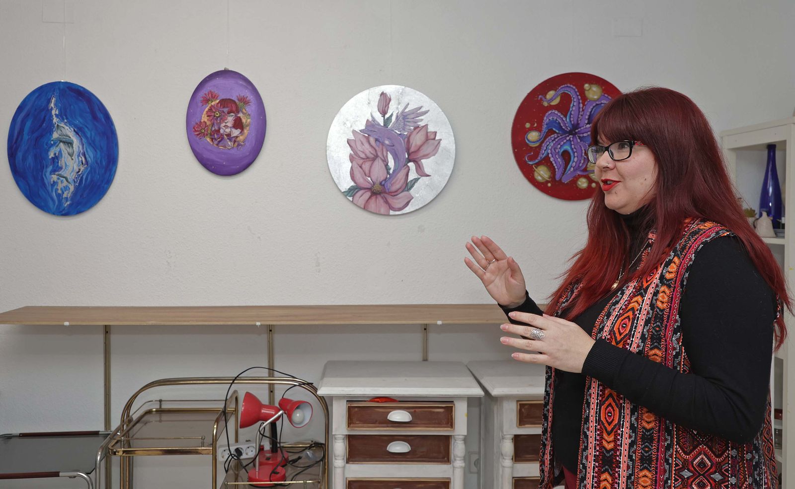 La exposición de Elena Novoa, en imágenes