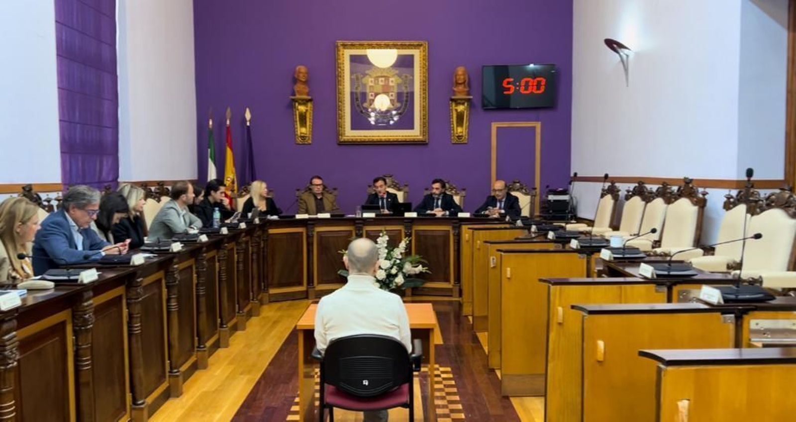 Sesión de pleno extraordinario.