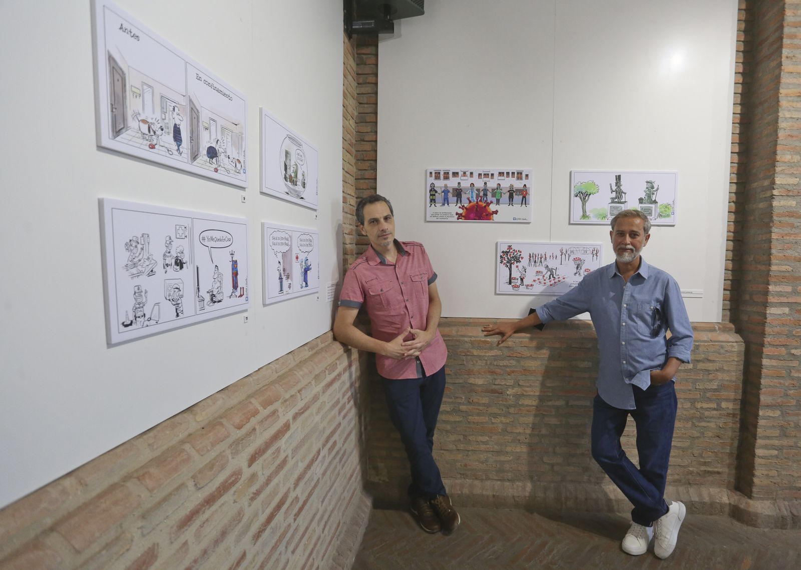 Exposición de viñetas de Miki y Duarte (fotos)