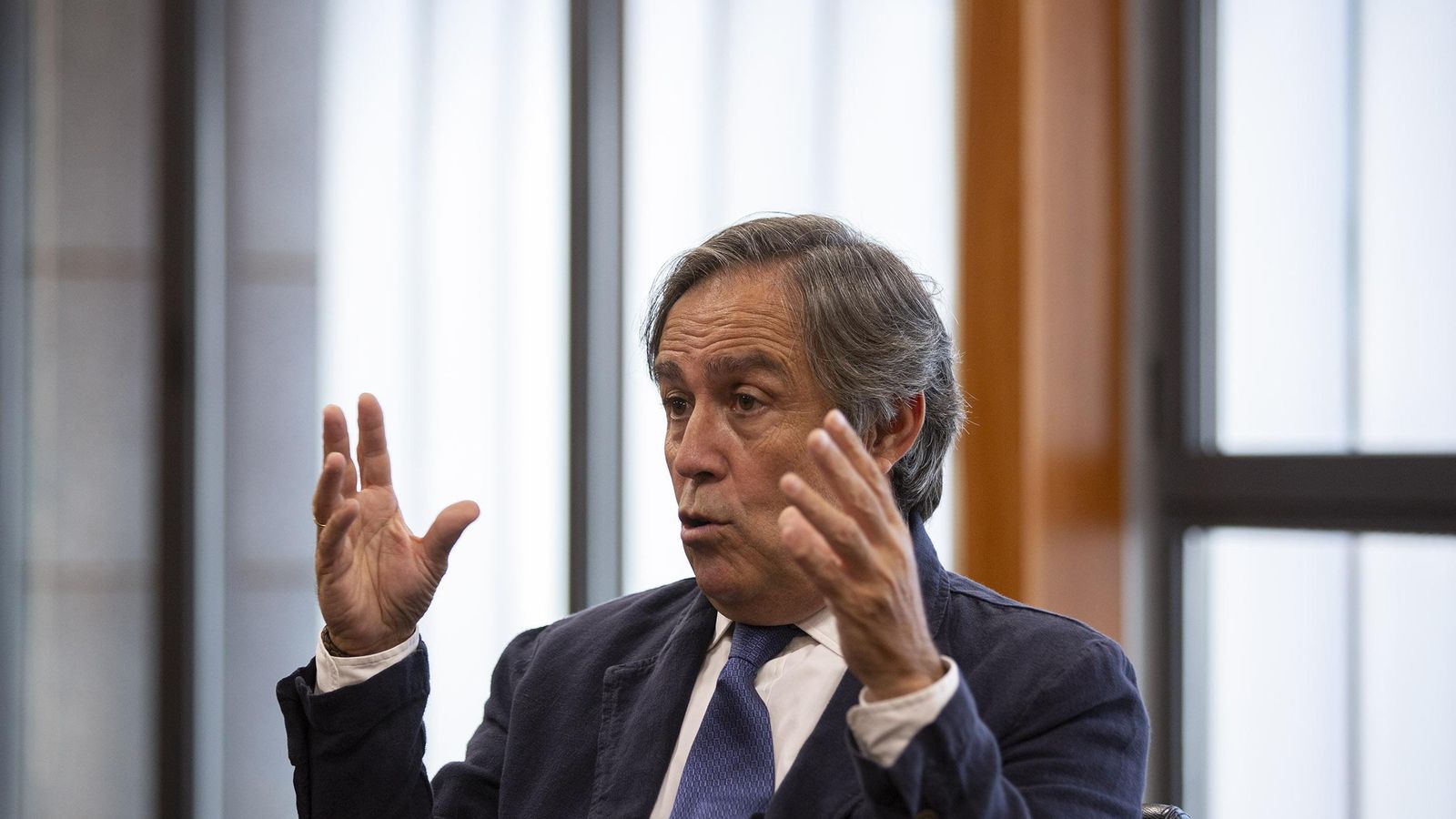 Ricardo Pumar, durante la entrevista.