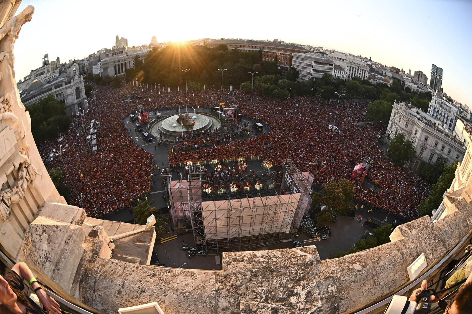 Las fotos de la celebración de España como campeona de la Eurocopa en Madrid