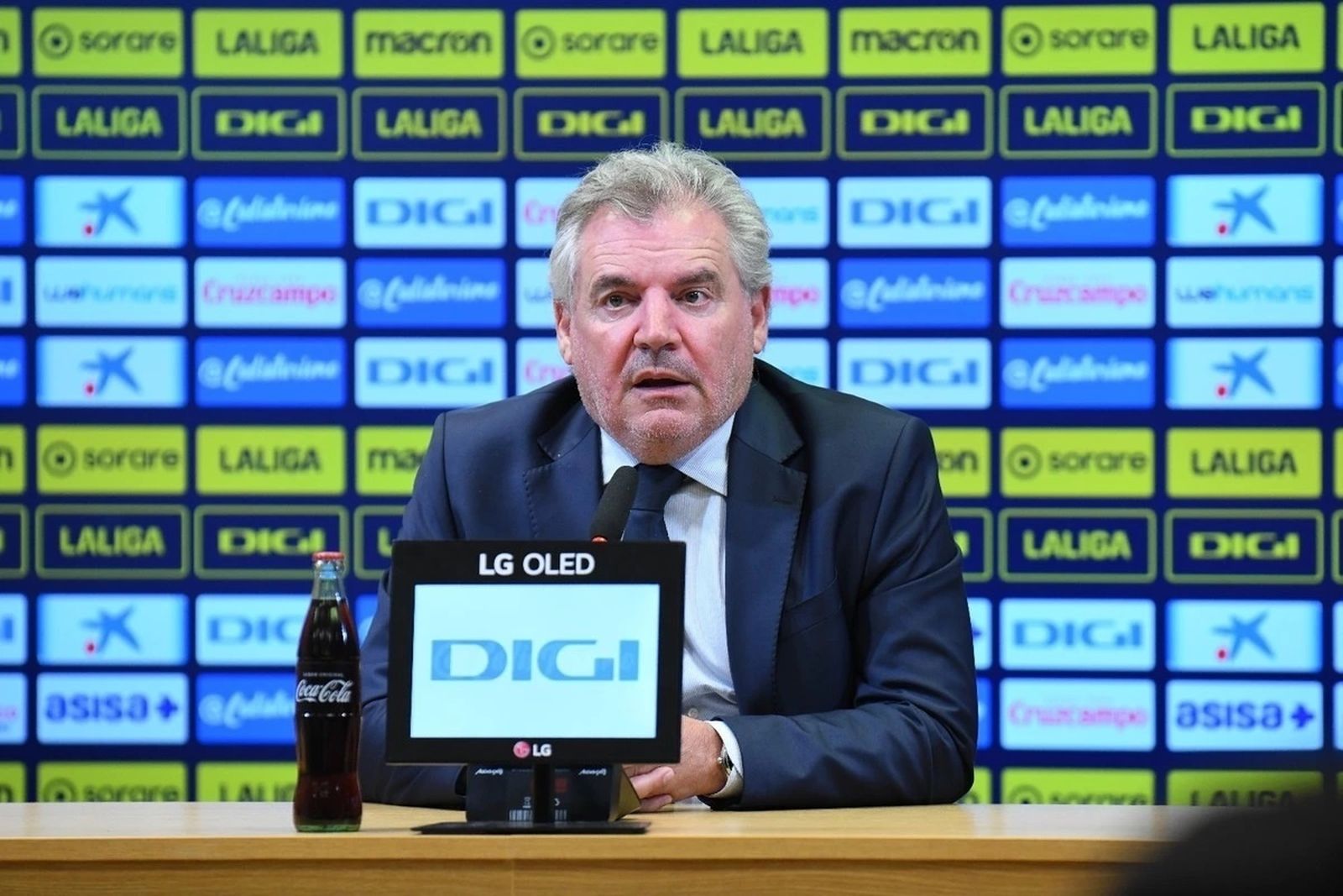 El presidente del Cádiz, Manolo Vizcaíno.