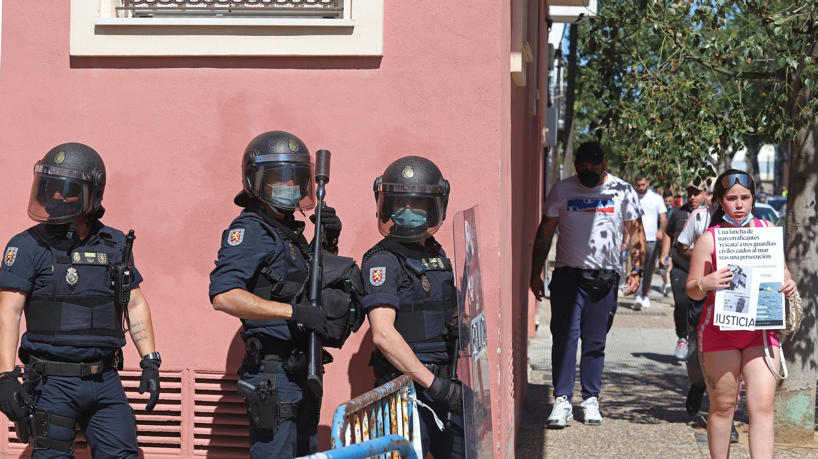 Fotos de la manifestación de La Atunara en La Línea