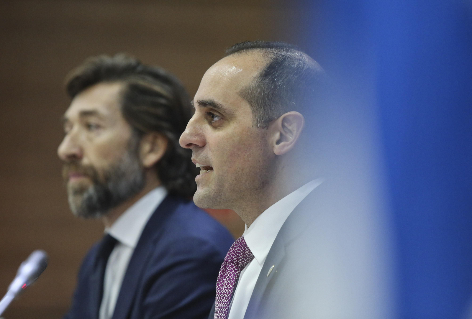 La rueda de prensa de Richard Shaheen, en fotos