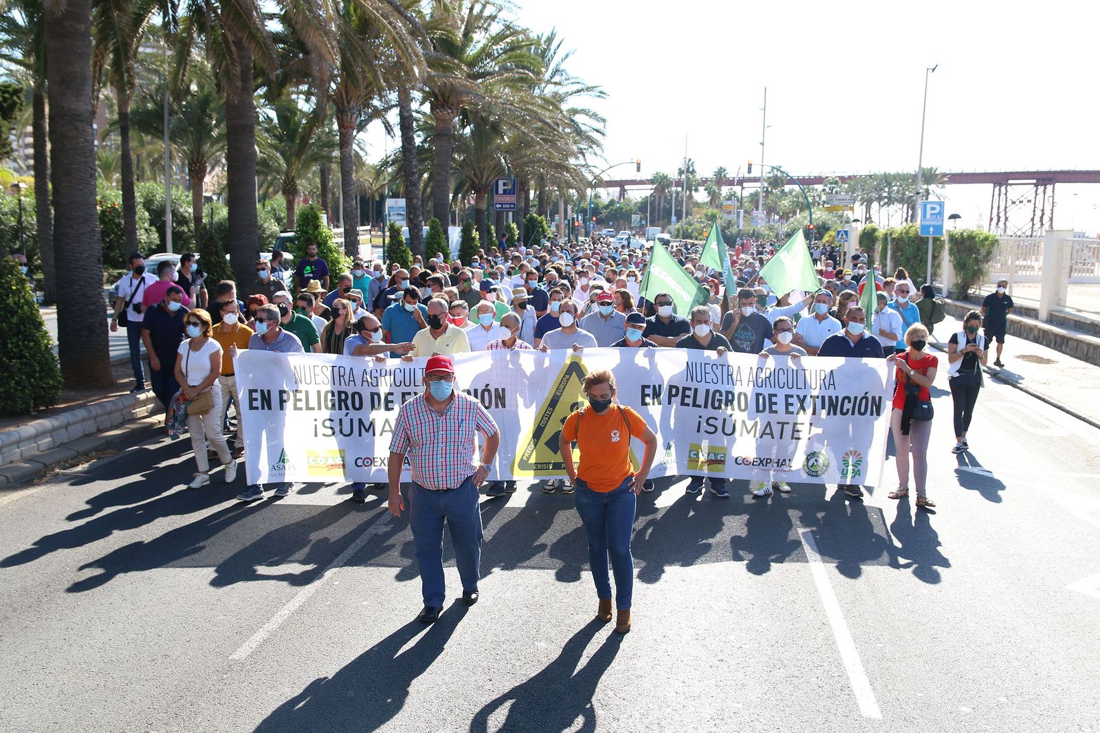 Las imágenes de la manifestación de los agricultores