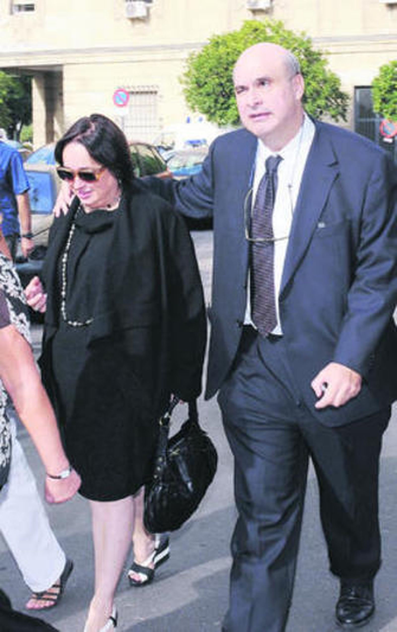 María Victoria Bustamante, el lunes en los juzgados.