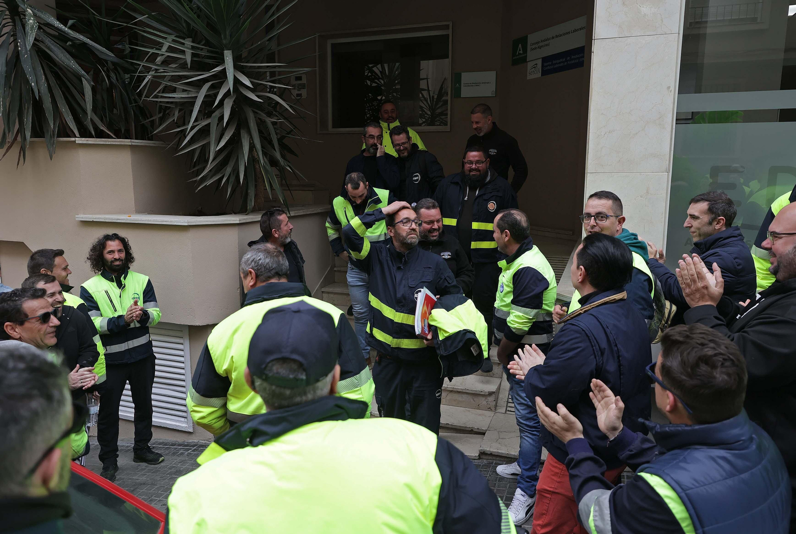 El Sercla de los delegados sindicales de ATA y Acerinox, imágenes