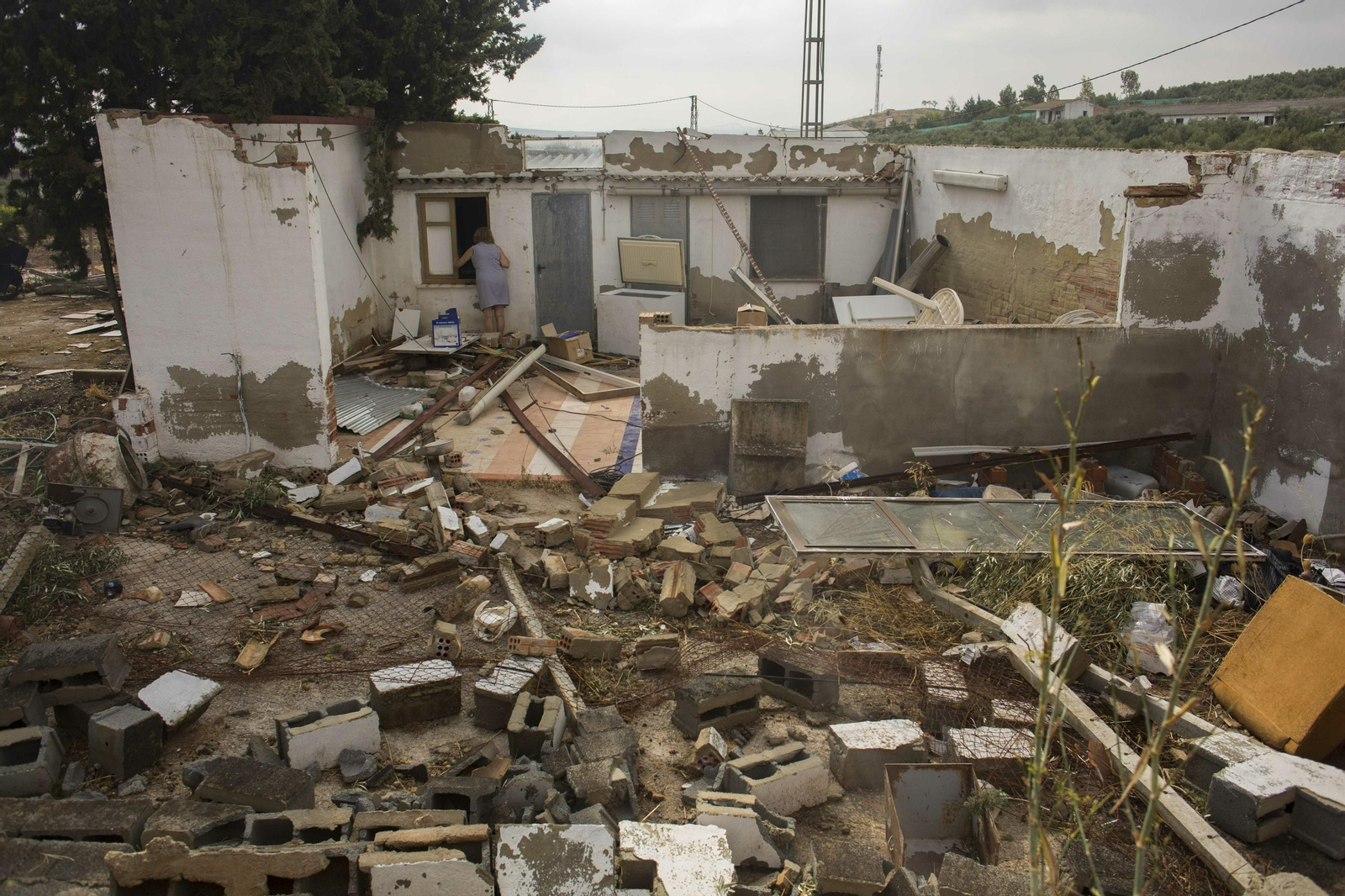 Fotos de los daños causados por los tornados en Campillos