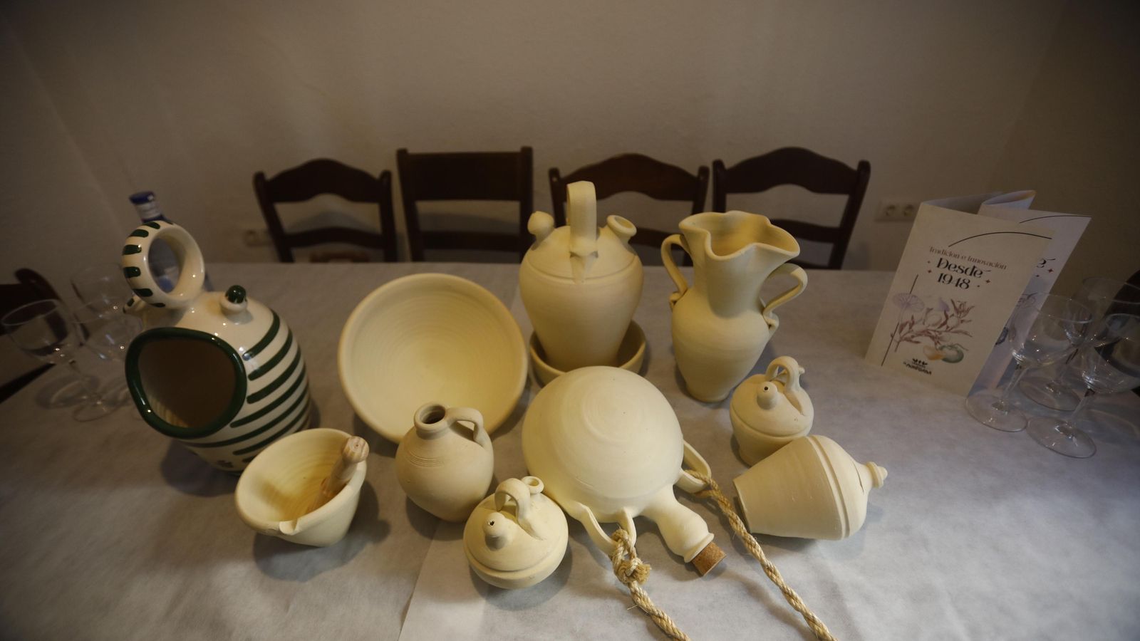 Piezas de alfarería de La Rambla