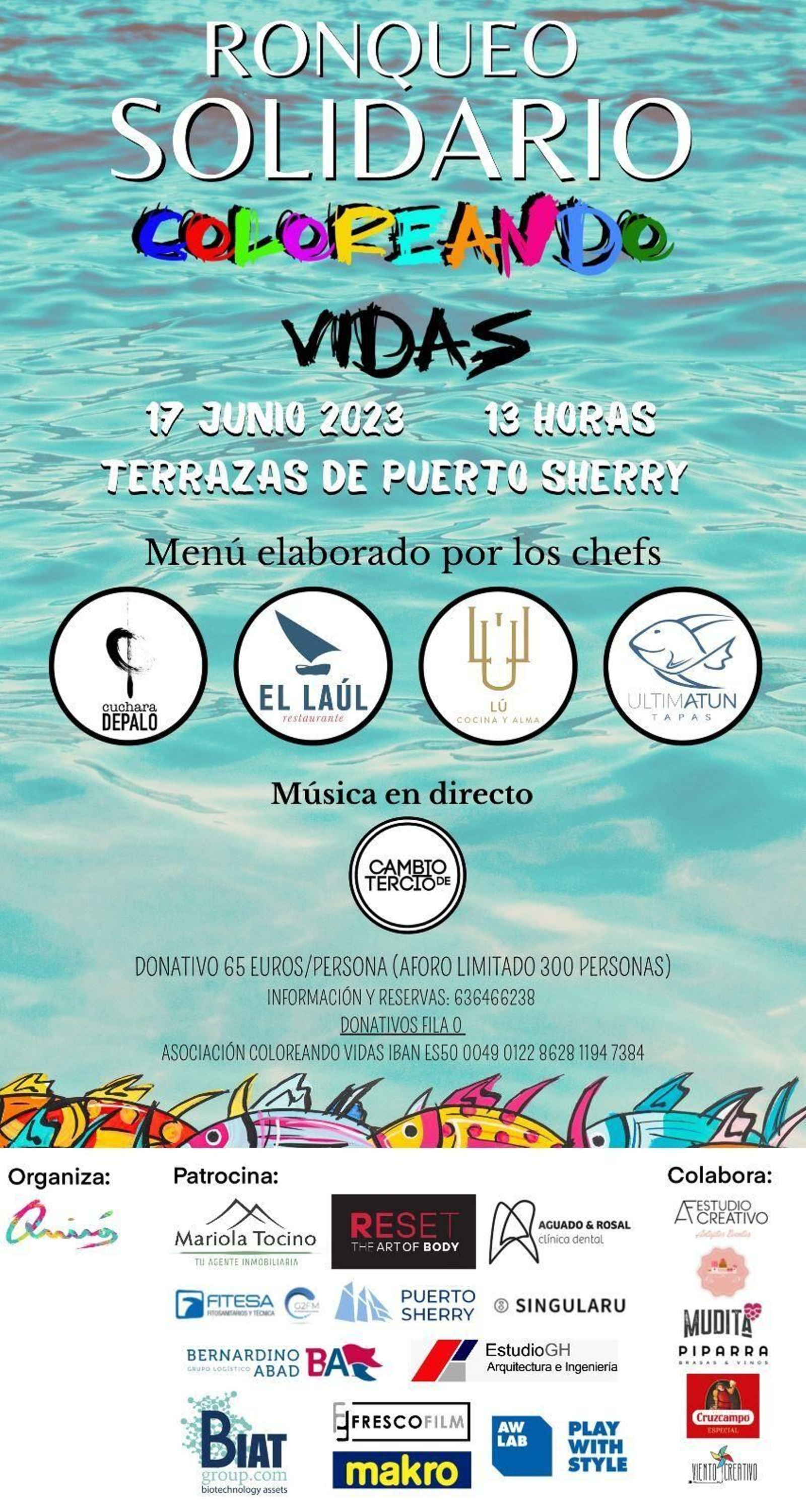 Cartel del ronqueo solidario organizado por Fernando Quirós.