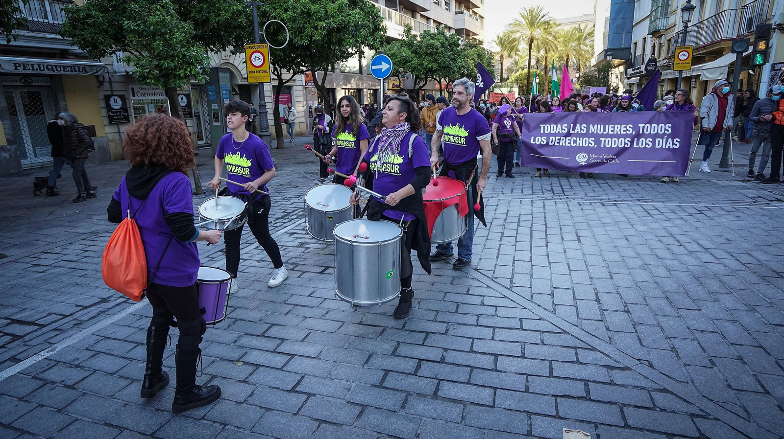 Así se vivió el 8M en Jerez