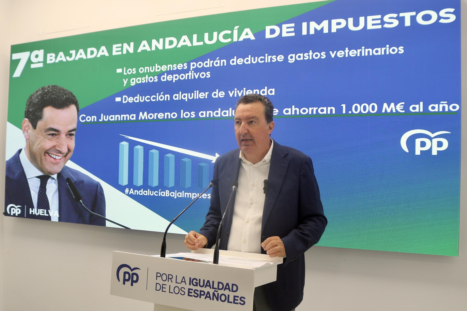 Manuel Andrés González, este lunes en rueda de prensa.