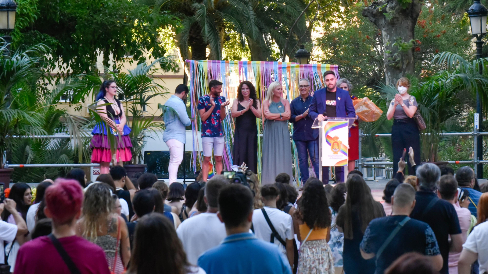 Fotos de la celebración del Orgullo LGTBI en Algeciras con Manolita Chen