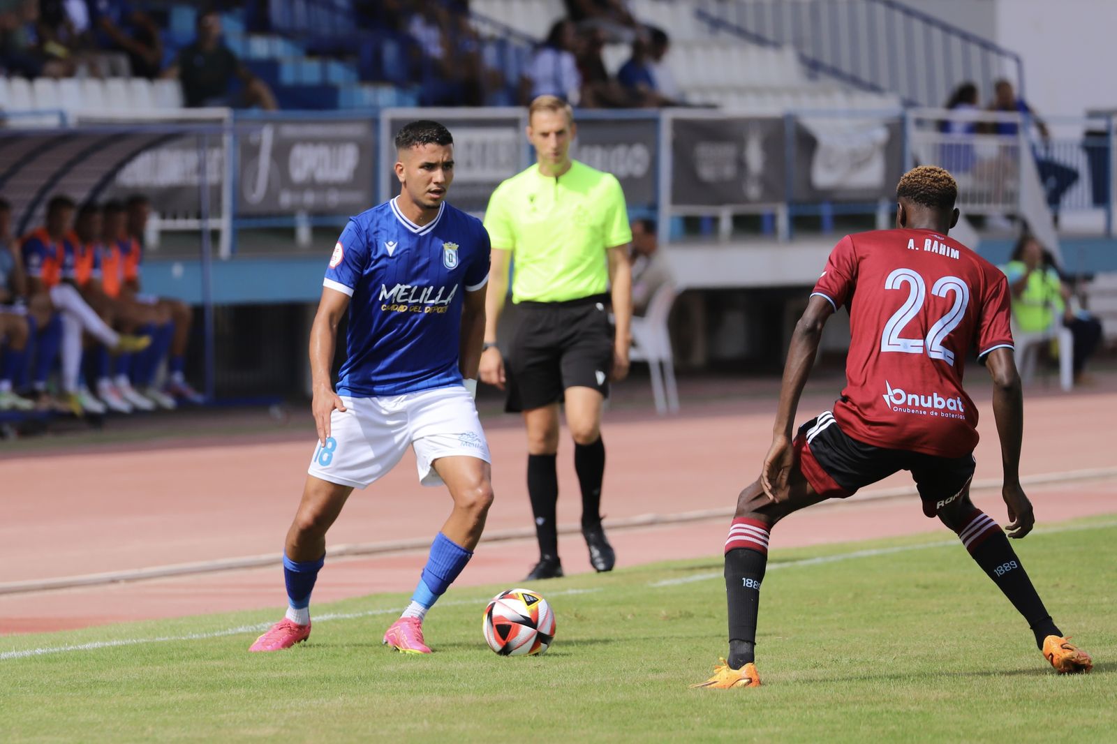 Imágenes del partido entre la UD Melilla y el Recreativo de Huelva