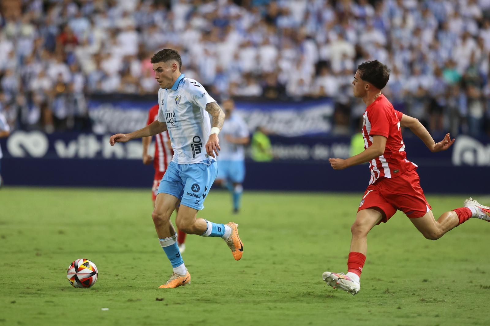 El Málaga CF-Atlético de Madrid B, en fotos