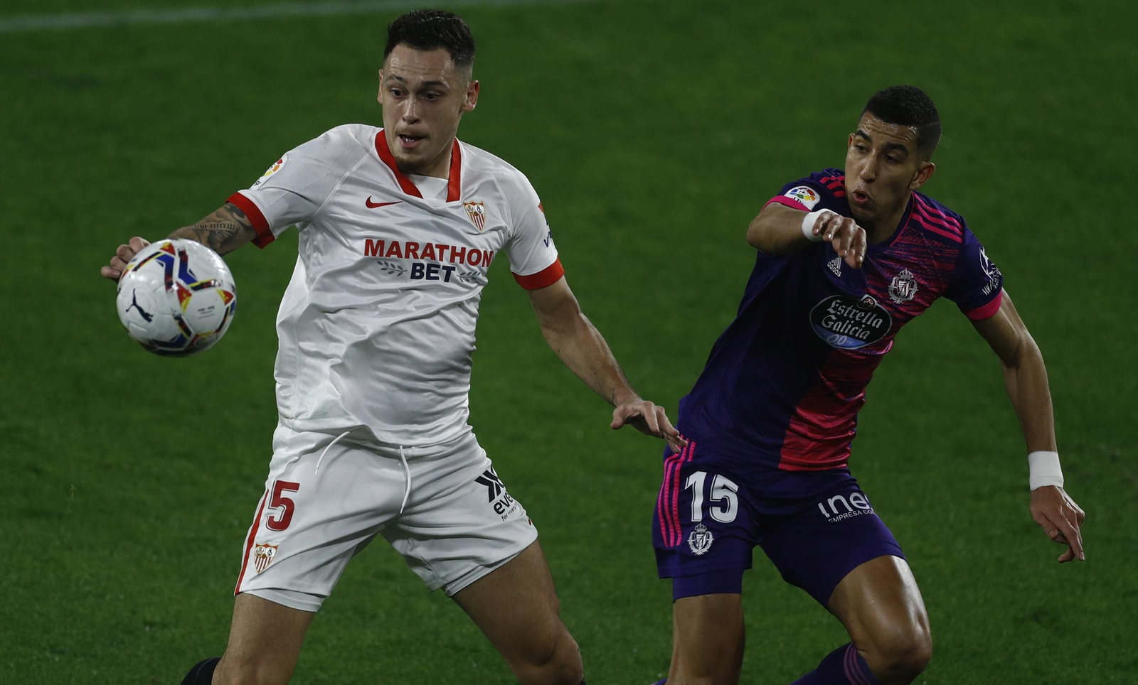 Las imágenes del Sevilla-Valladolid