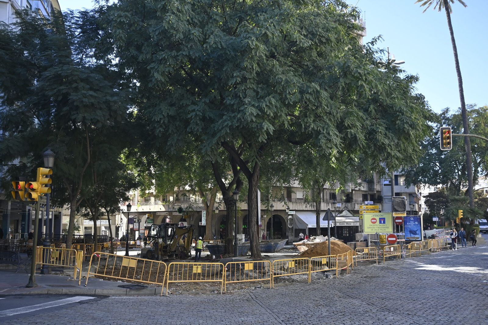 Obras en la Palmera en imágenes