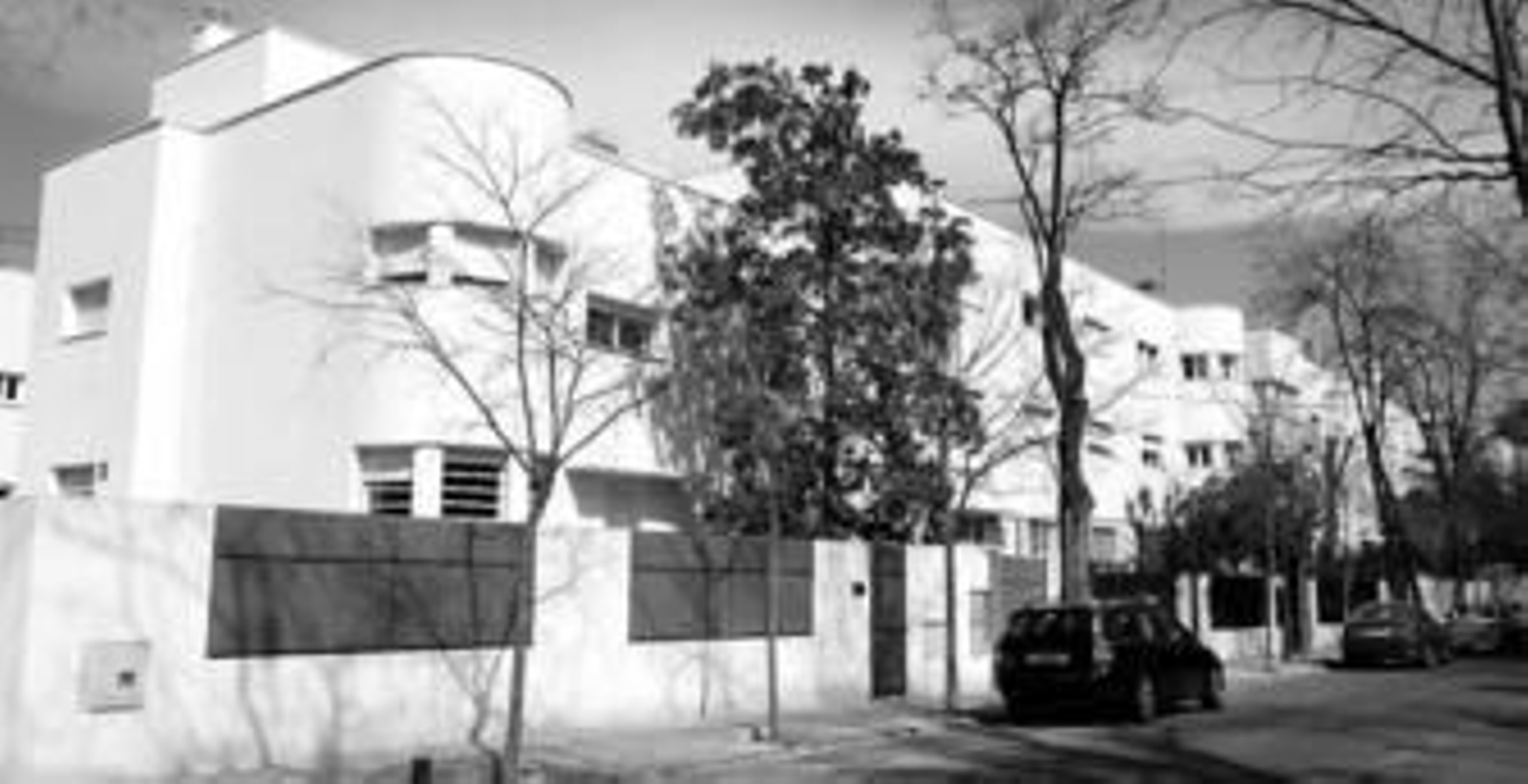 Vivienda de Rafael Bergamín, obra suya, en la Colonia Residencia.