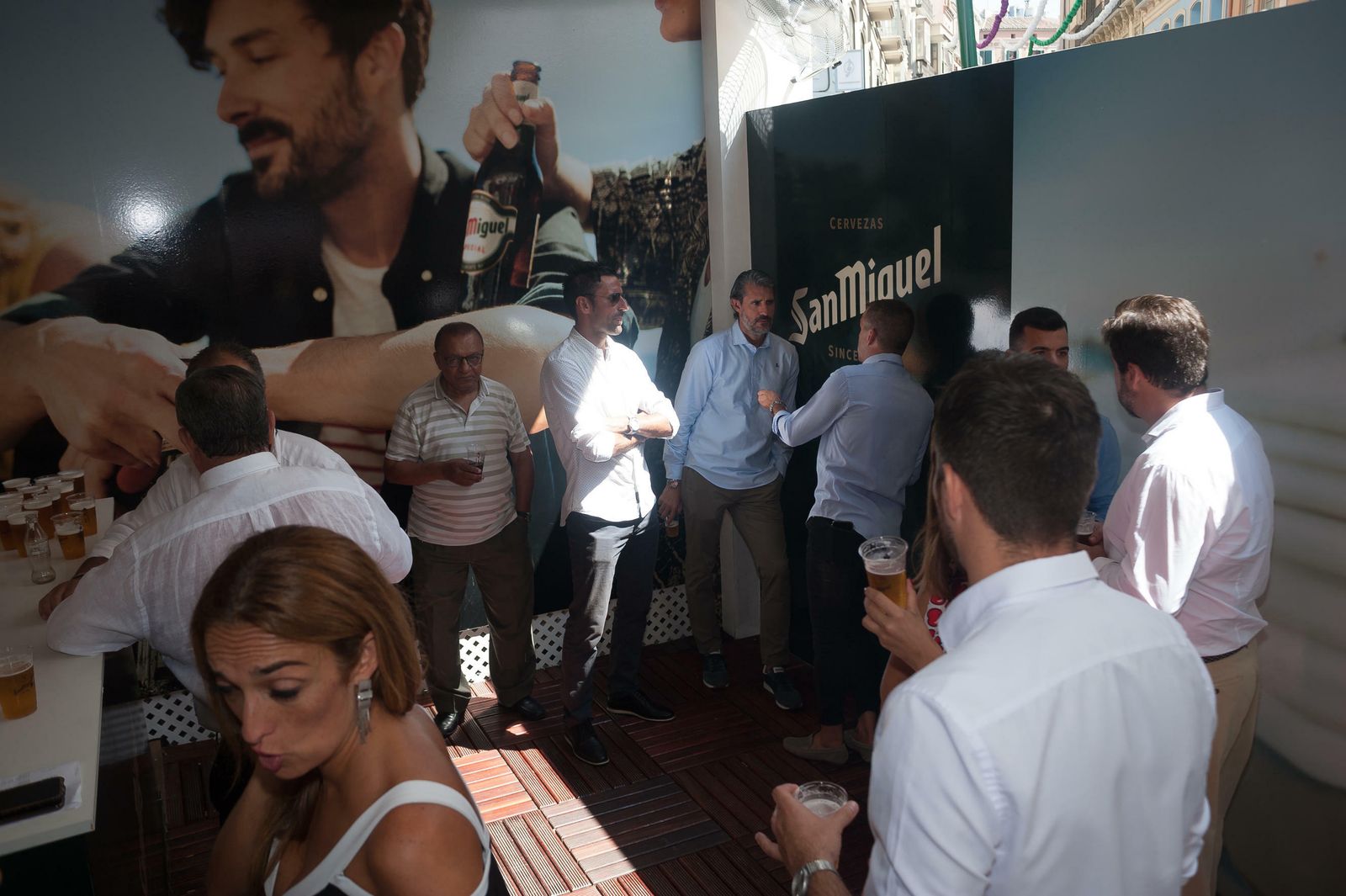 Las fotos de la visita del Málaga CF a la Feria