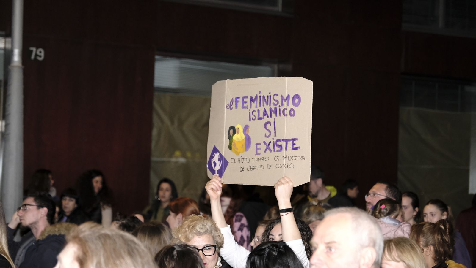 Imágenes de las manifestaciones por el Día de la Mujer en Almería