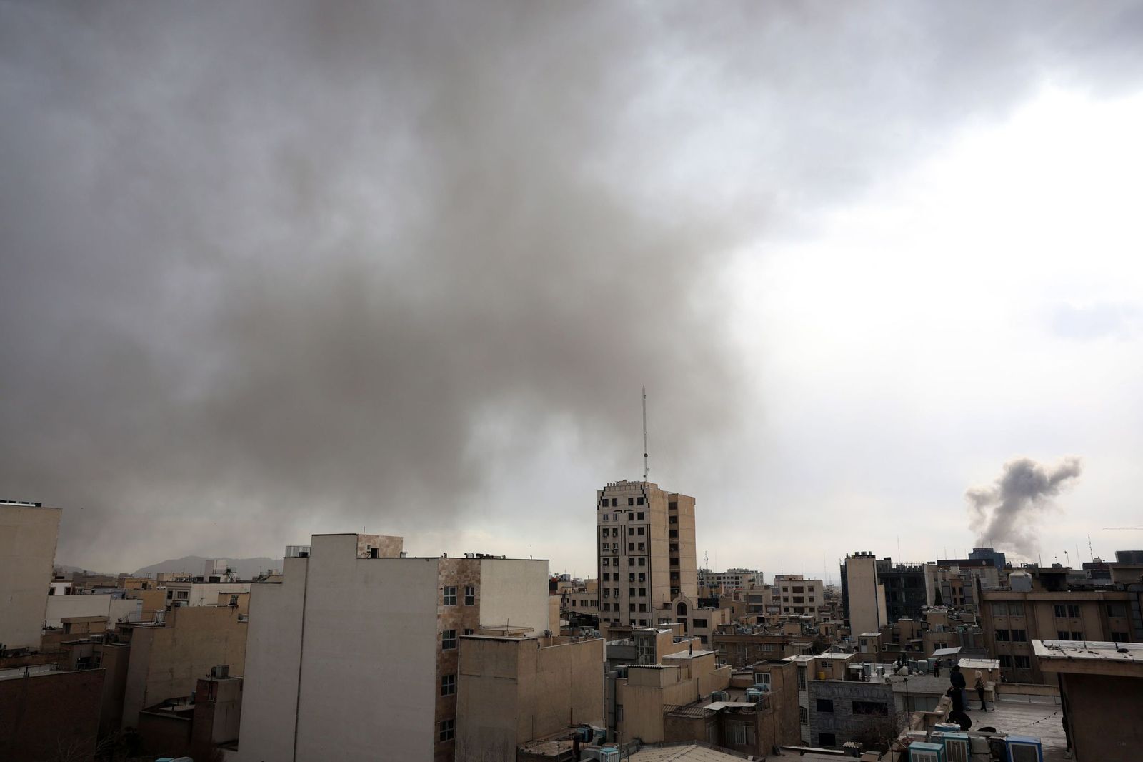 Un ataque sobre Teherán, este lunes.