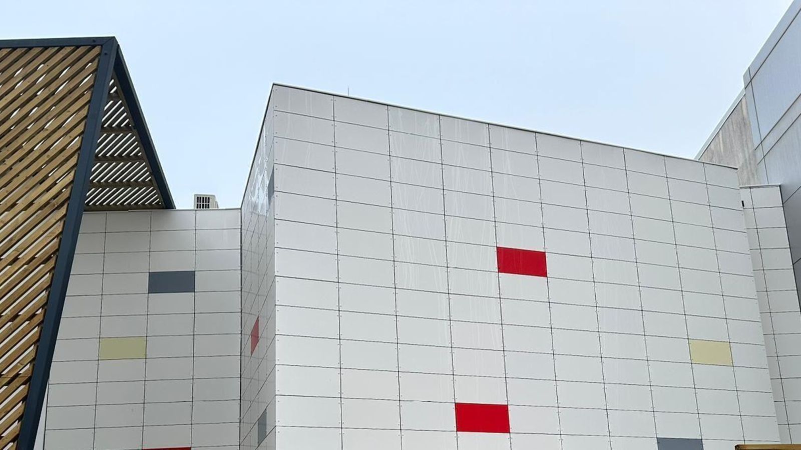 Aspecto de la fachada.