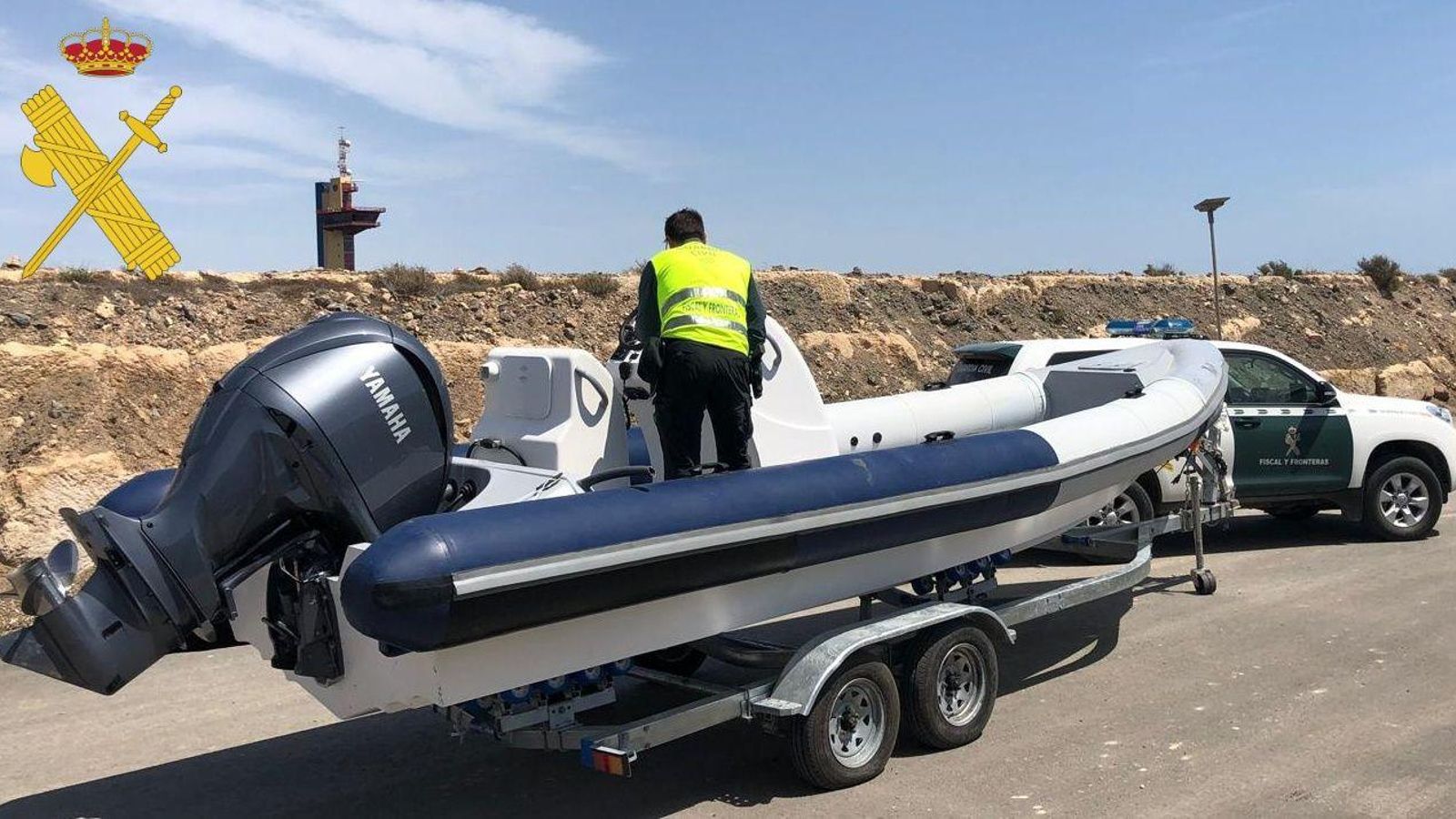 Una de las pateras interceptadas en el último año en Almería Una de las pateras interceptadas en el último año en Almería