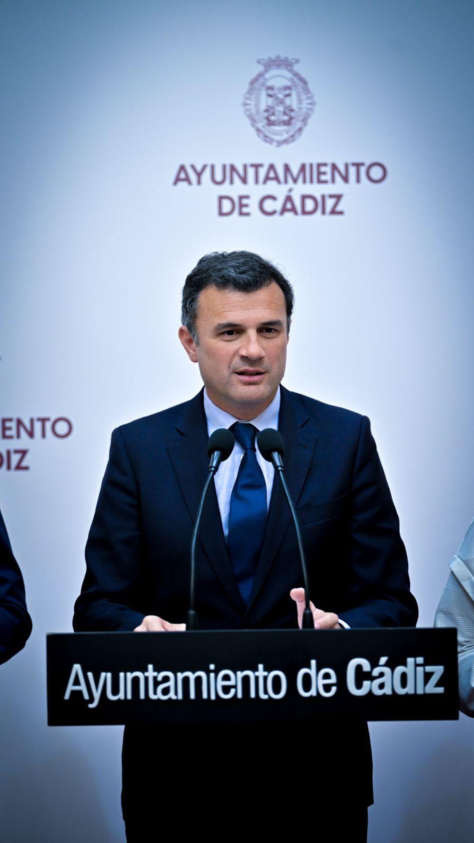 El alcalde de Cádiz, Bruno García.