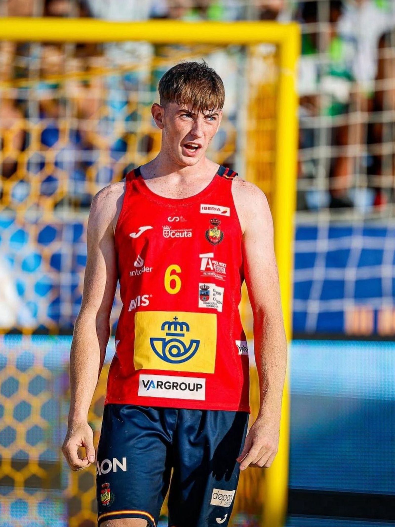 Robin del Castillo en la Copa del Mundo de Túnez