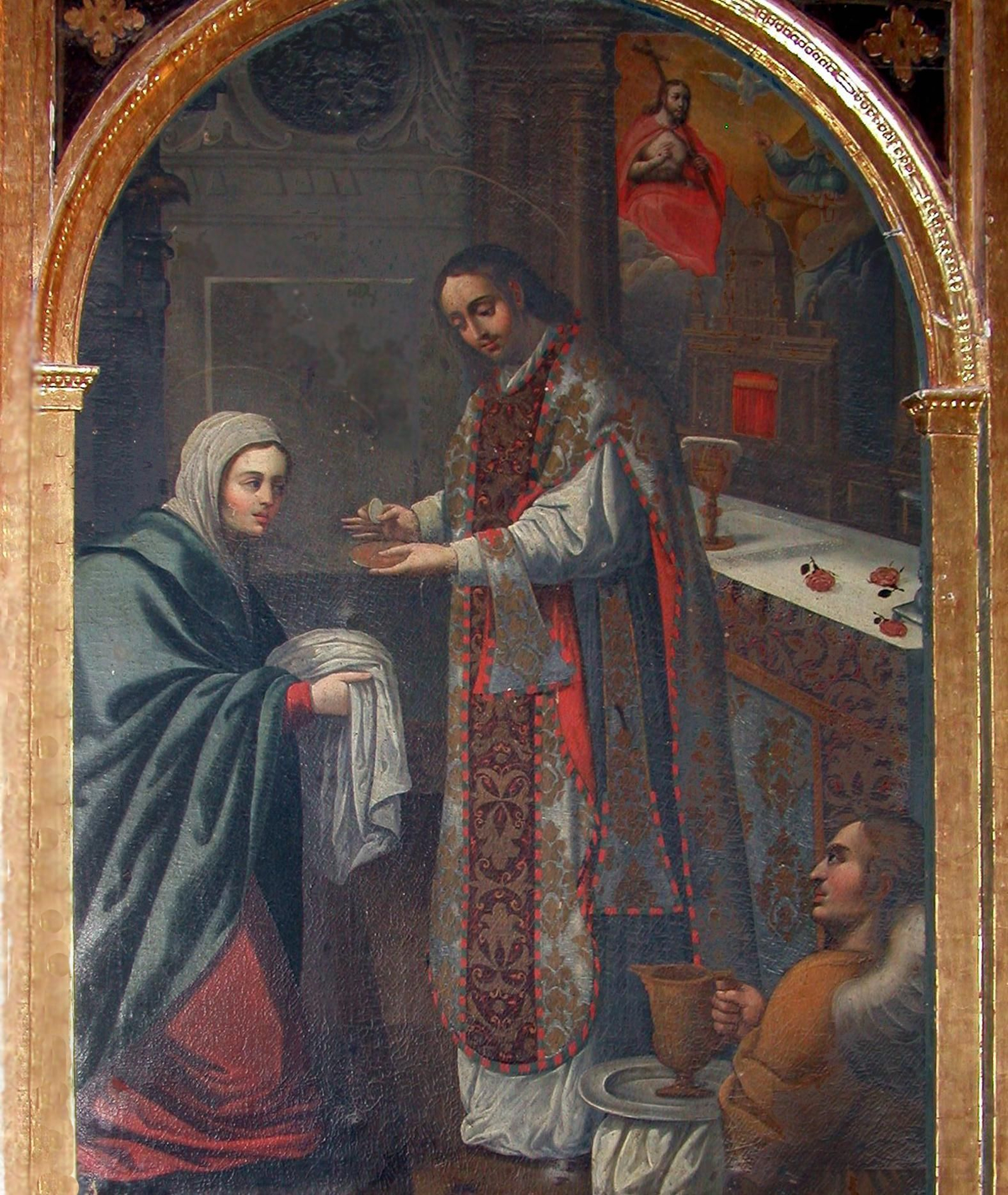 'Comunión de la Virgen', Monasterio de Santa Clara, Moguer. 'Comunión de la Virgen', Monasterio de Santa Clara, Moguer.