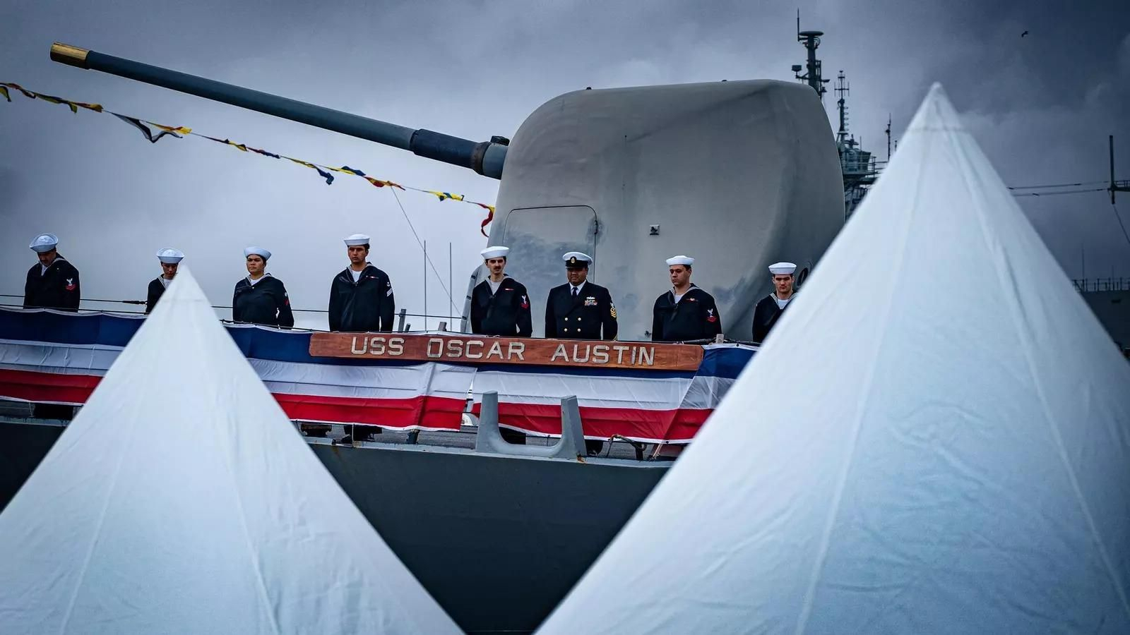 El quinto destructor de los EEUU en la Base de Rota, que sigue siendo una instalación clave.