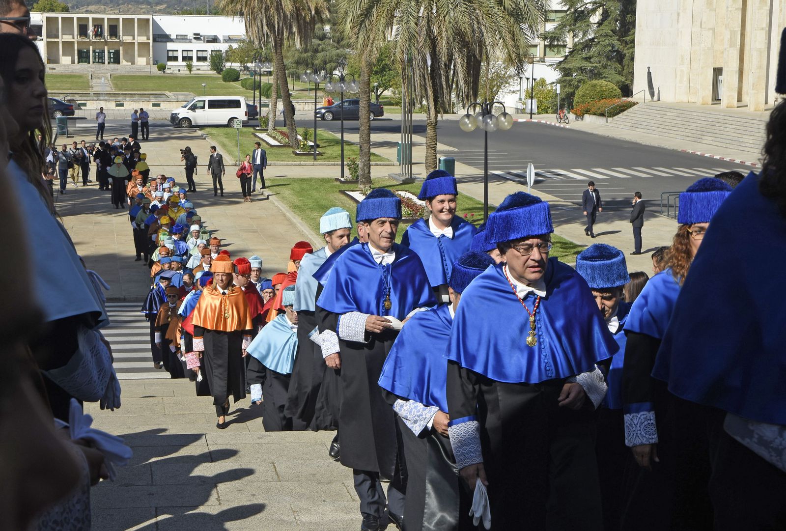 Asistentes a la inauguración del curso académico de la UCO de un curso pasado.