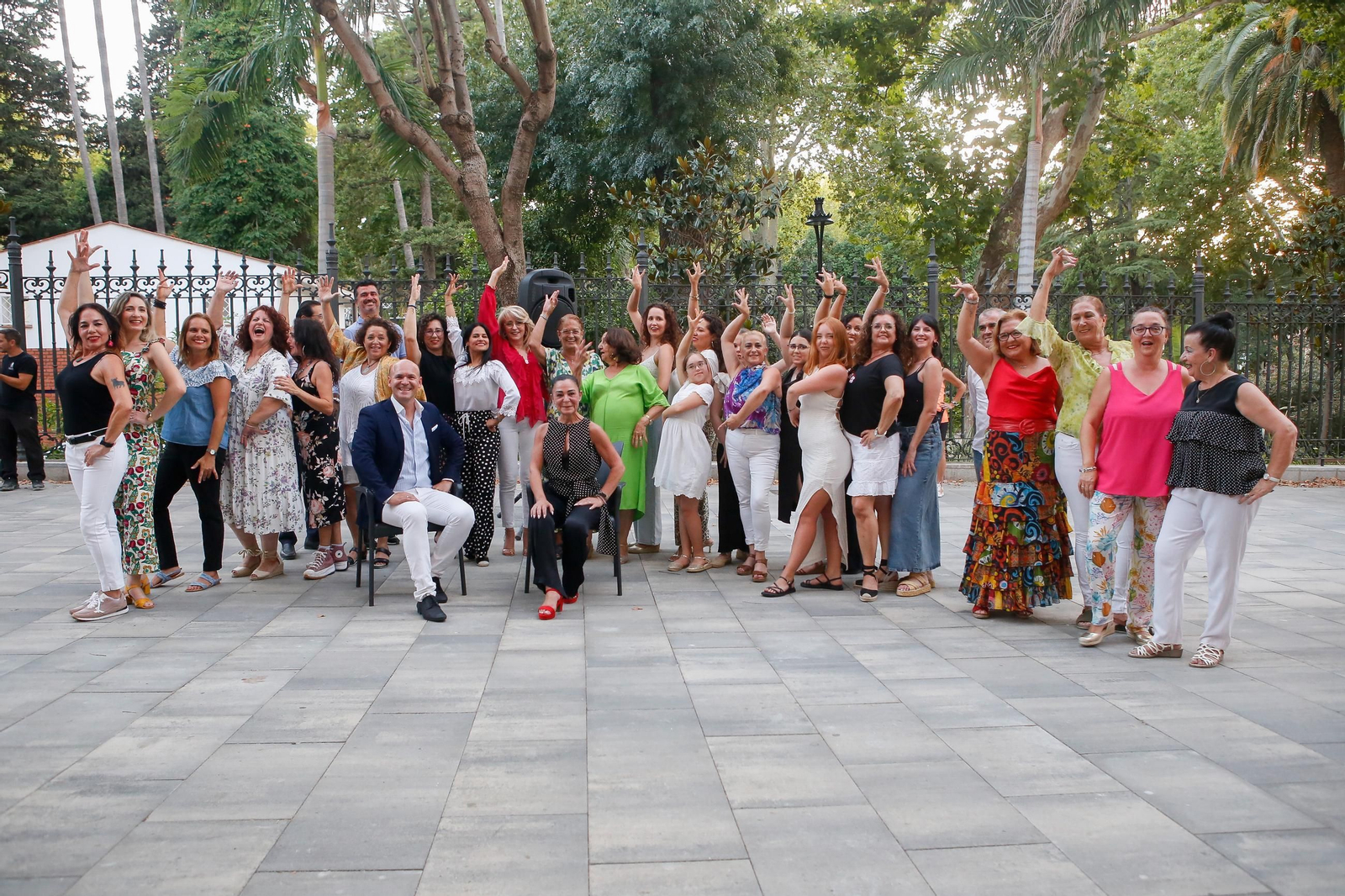 Fotos del flashmob de baile flamenco de Mercedes Alcalá y David Lozano