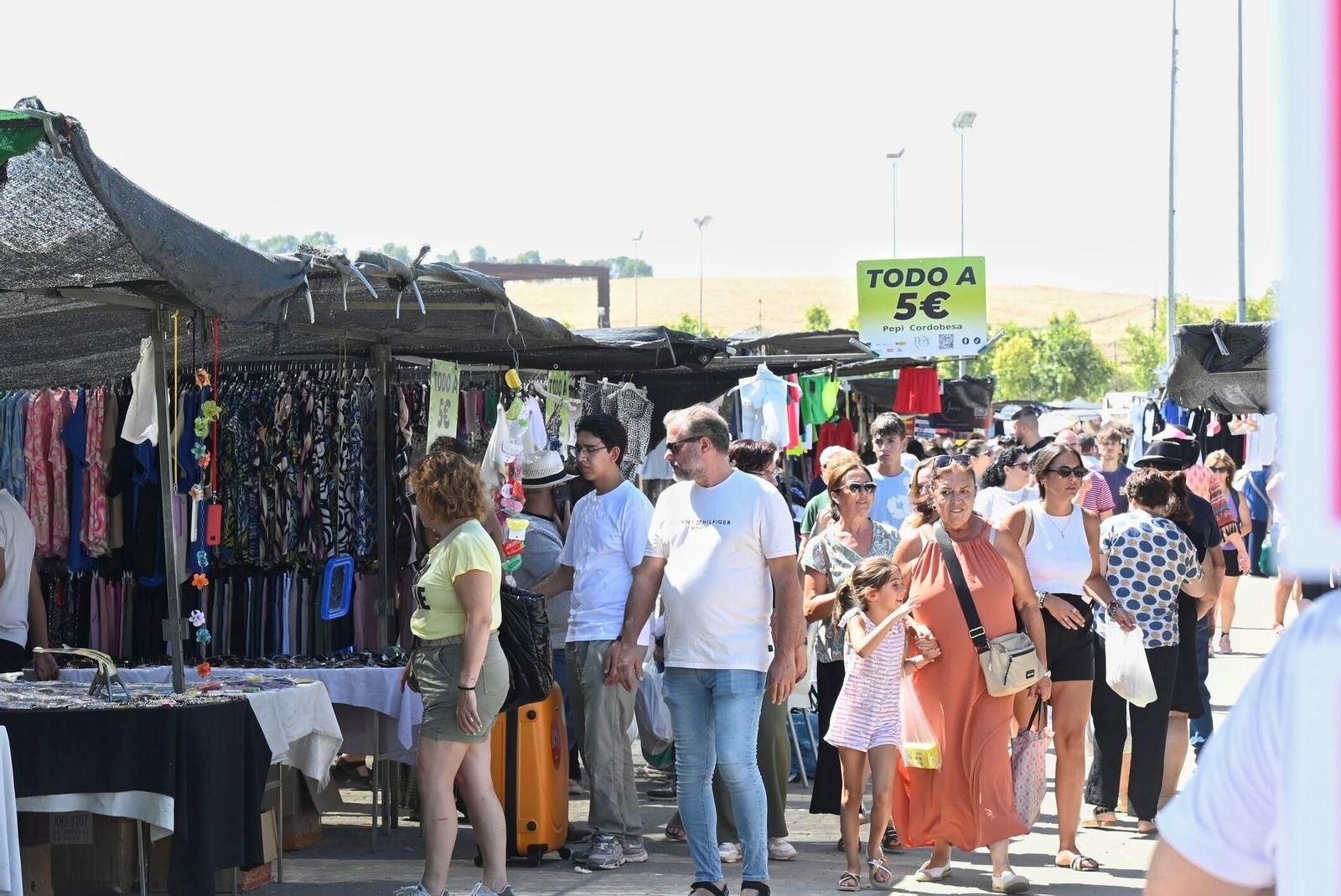 Un domingo de verano en el mercadillo de El Arenal de Córdoba