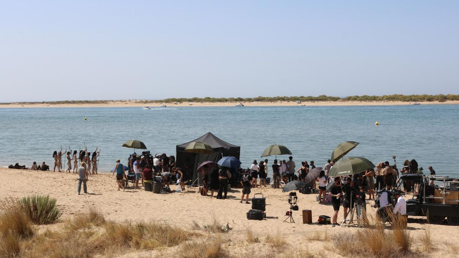 Nuevo Portil, lugar elegido para el rodaje