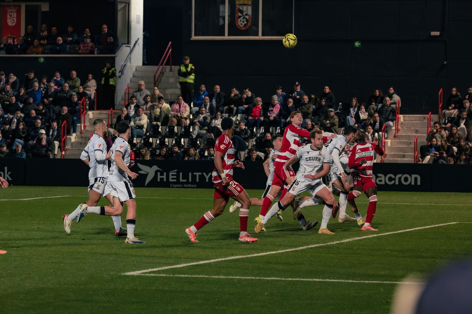 Las imágenes del partido entre el Ceuta y el Granada CF