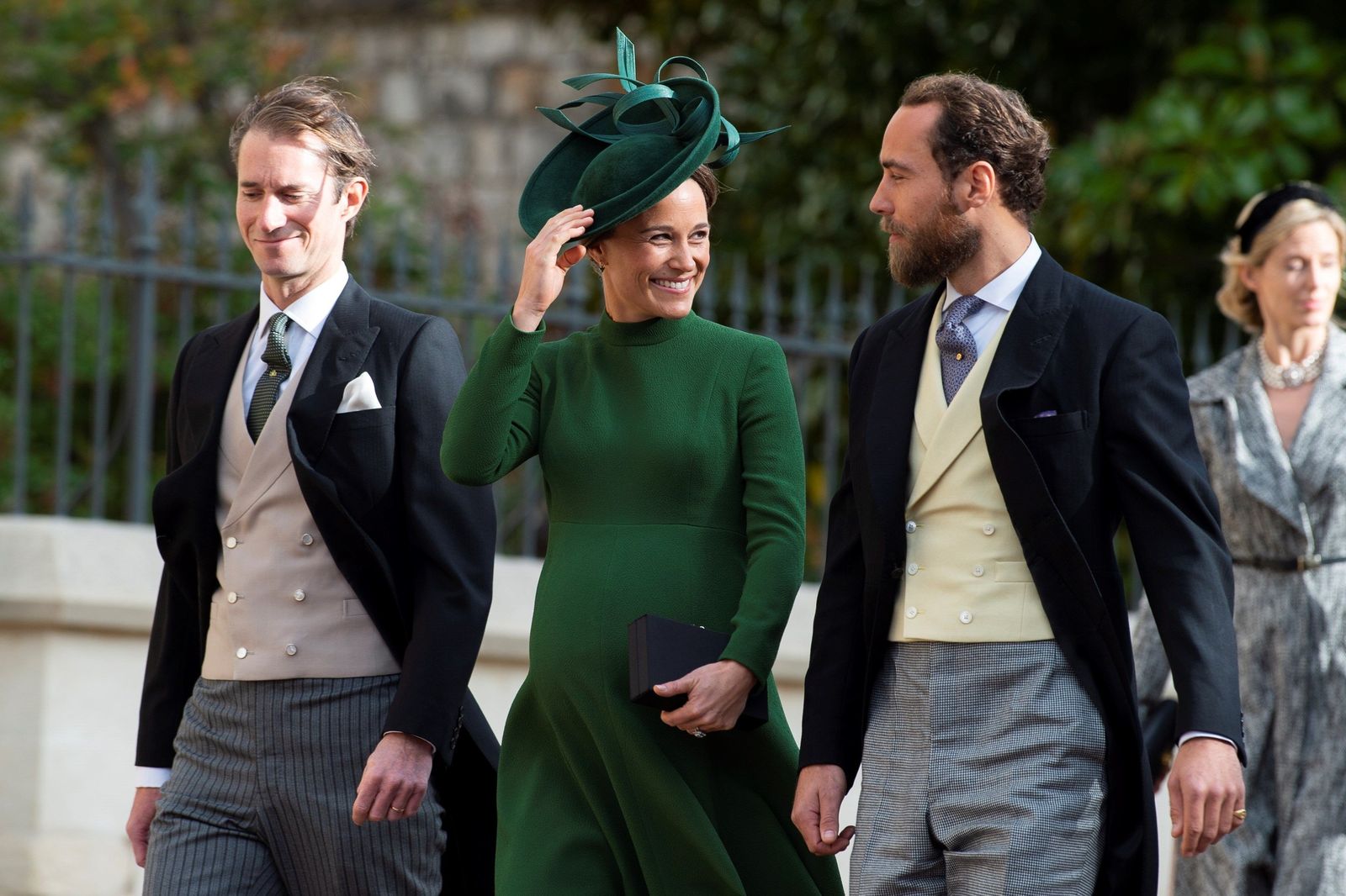 Pippa Middleton, a su llegada el viernes al Castillo de Windsor.