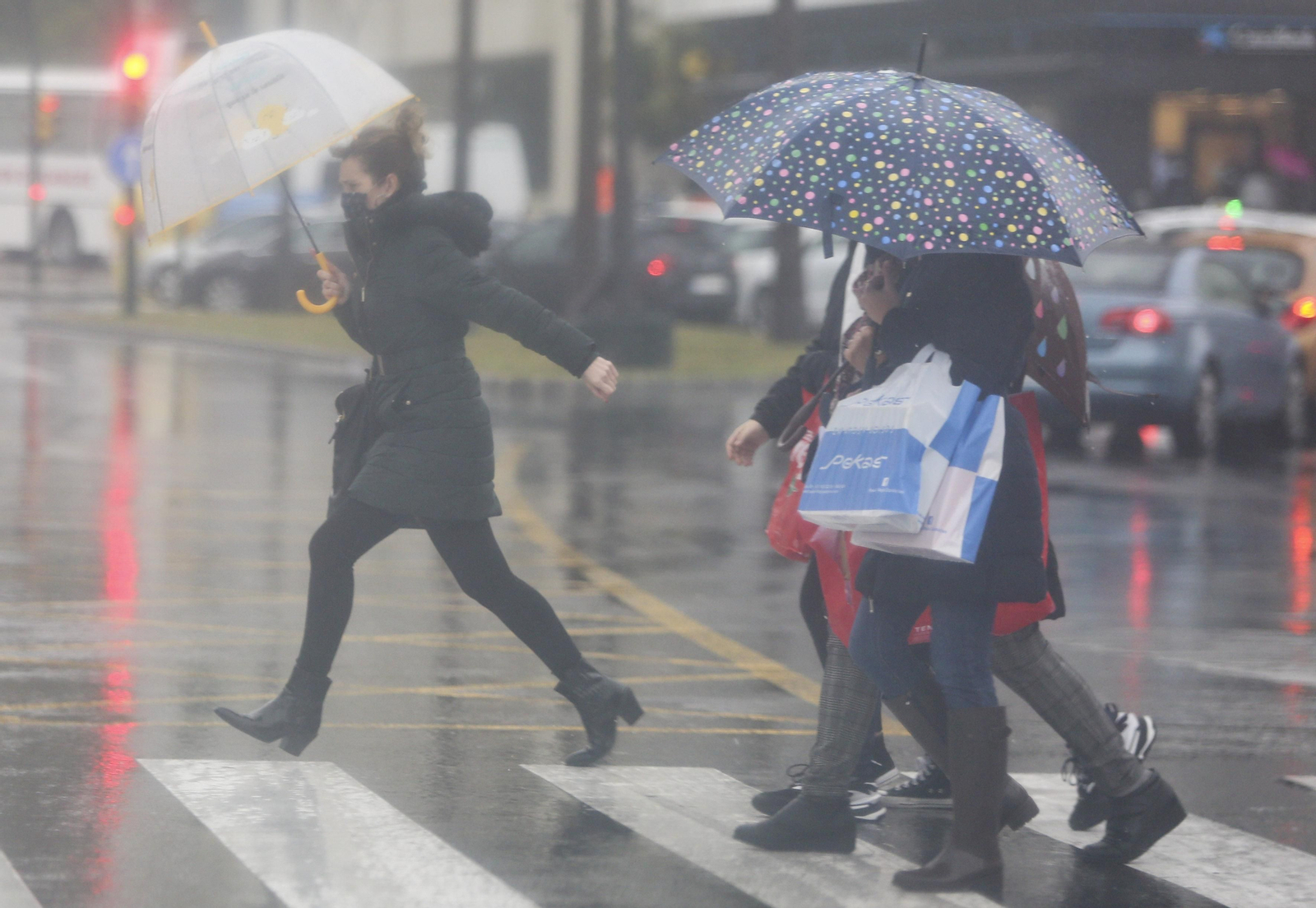 Fotos de las incidencias de la lluvia en Málaga