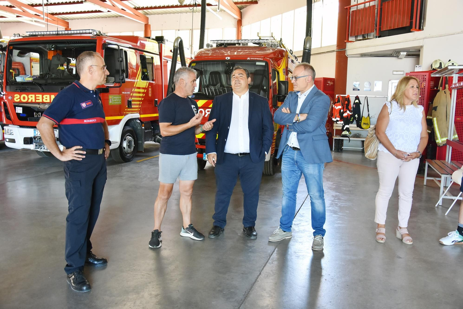 La Diputación de Granada inicia los trámites para incluir a los bomberos de Baza en el Consorcio Provincial