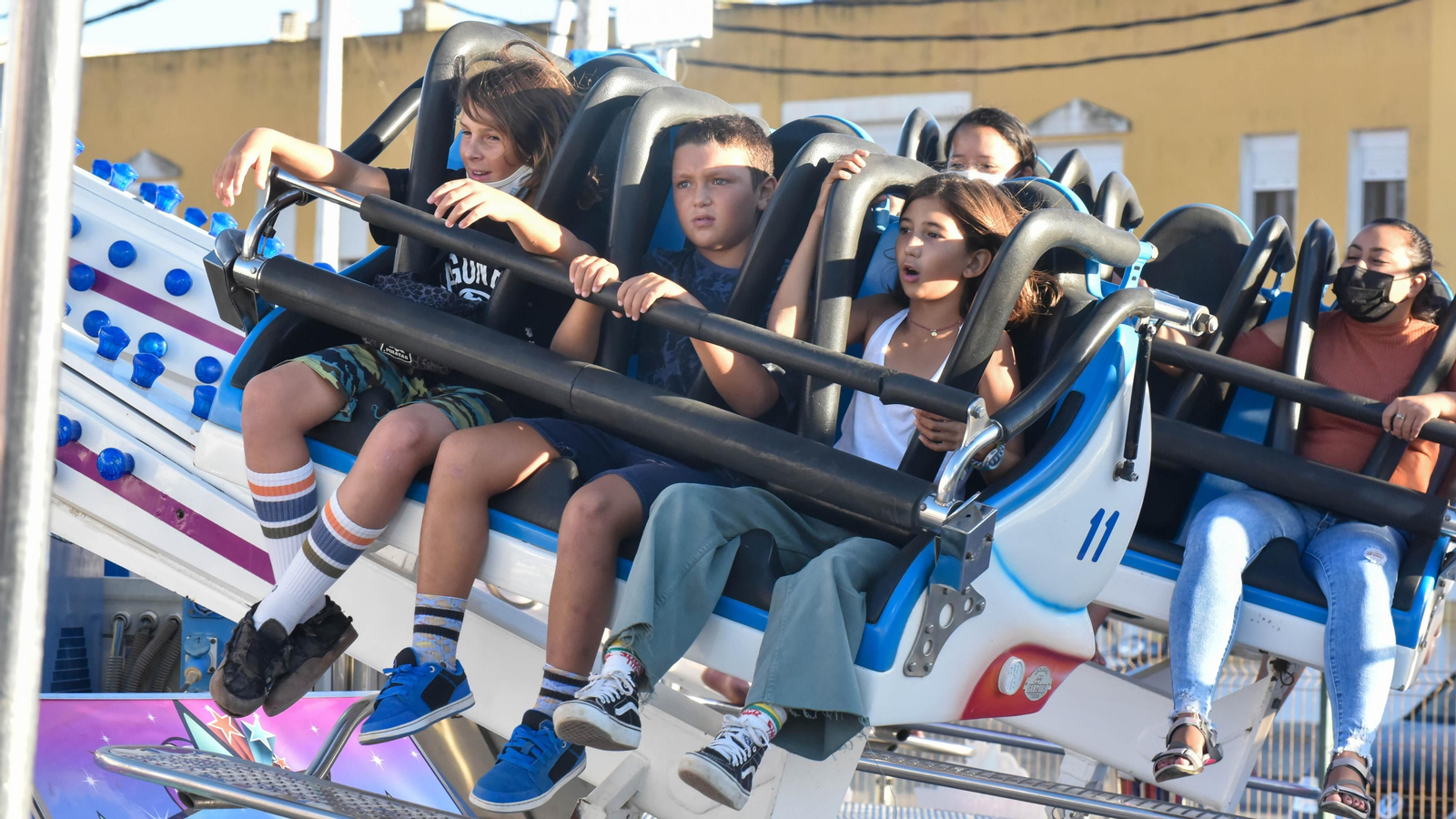 Las fotos de una tarde en un universo de atracciones en Tarifa