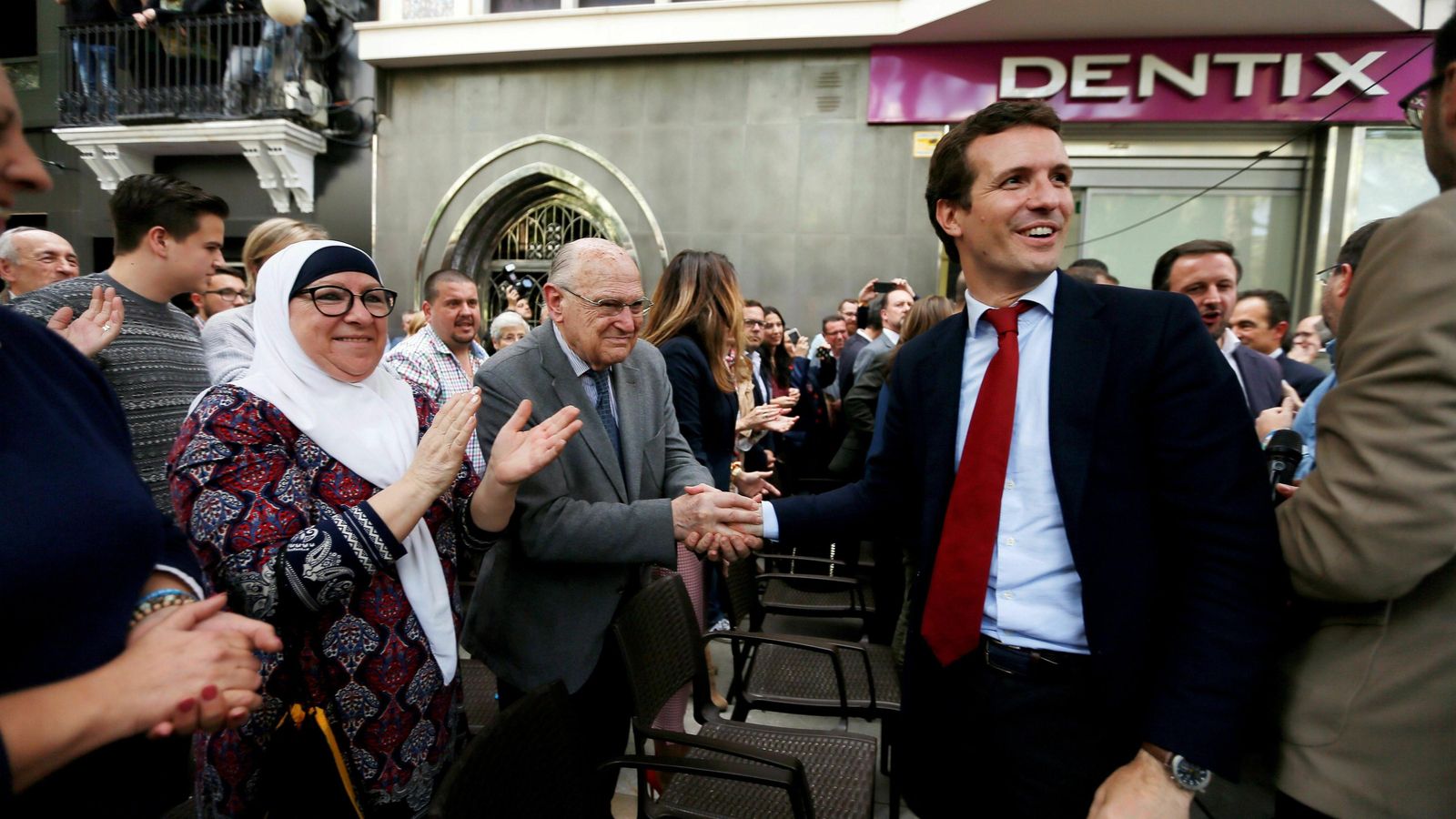 Pablo Casado en un acto en Elche.