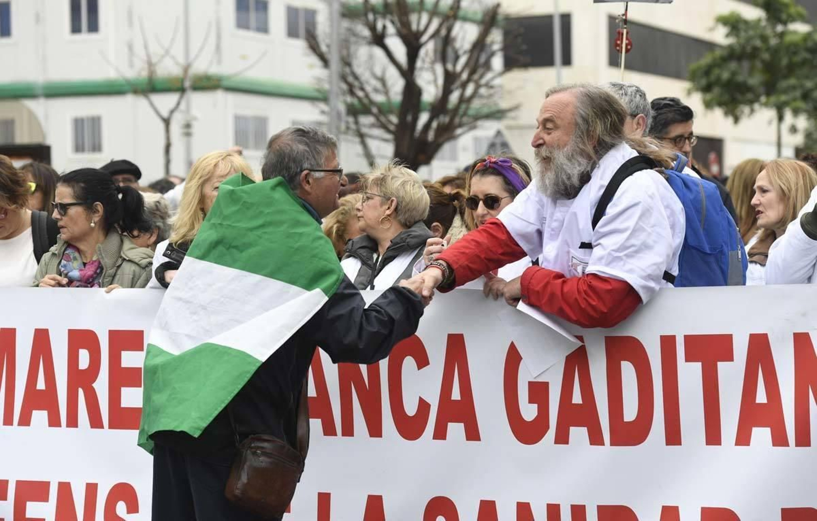 Las imágenes de la Marea Blanca de Cádiz