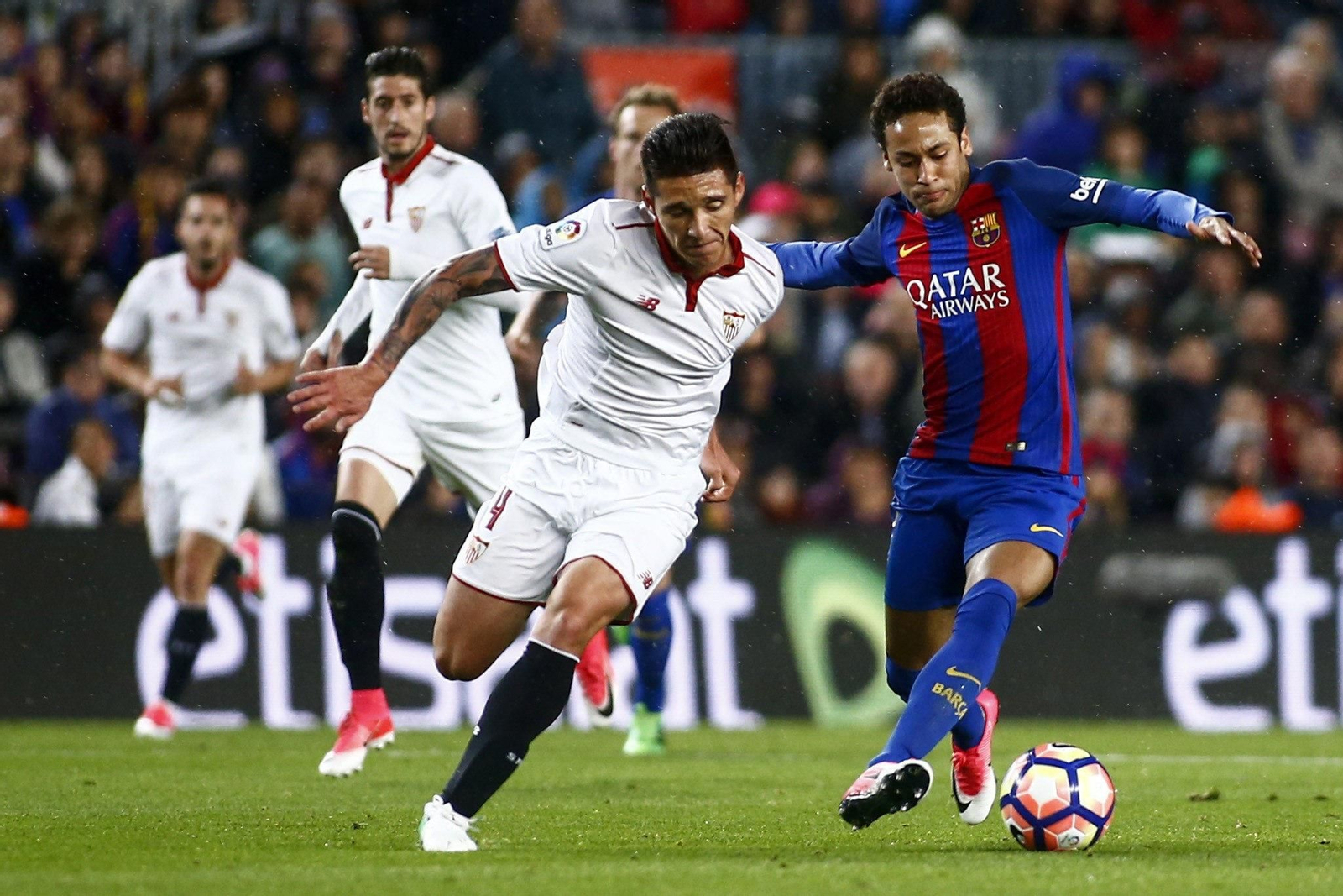El Barcelona-Sevilla FC, en imágenes