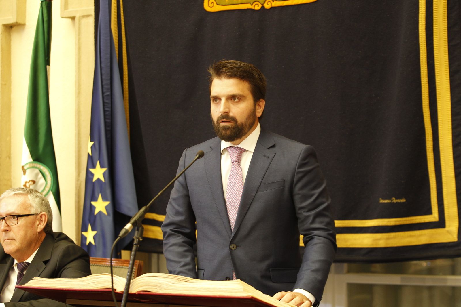 Pleno investidura Presidente Diputación de Almería. Javier Aureliano García