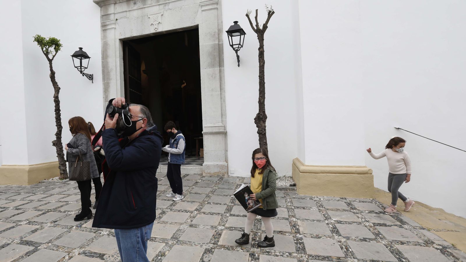 Fotos del Martes Santo en San Roque: Cristo de la Caña y Virgen de la Esperanza