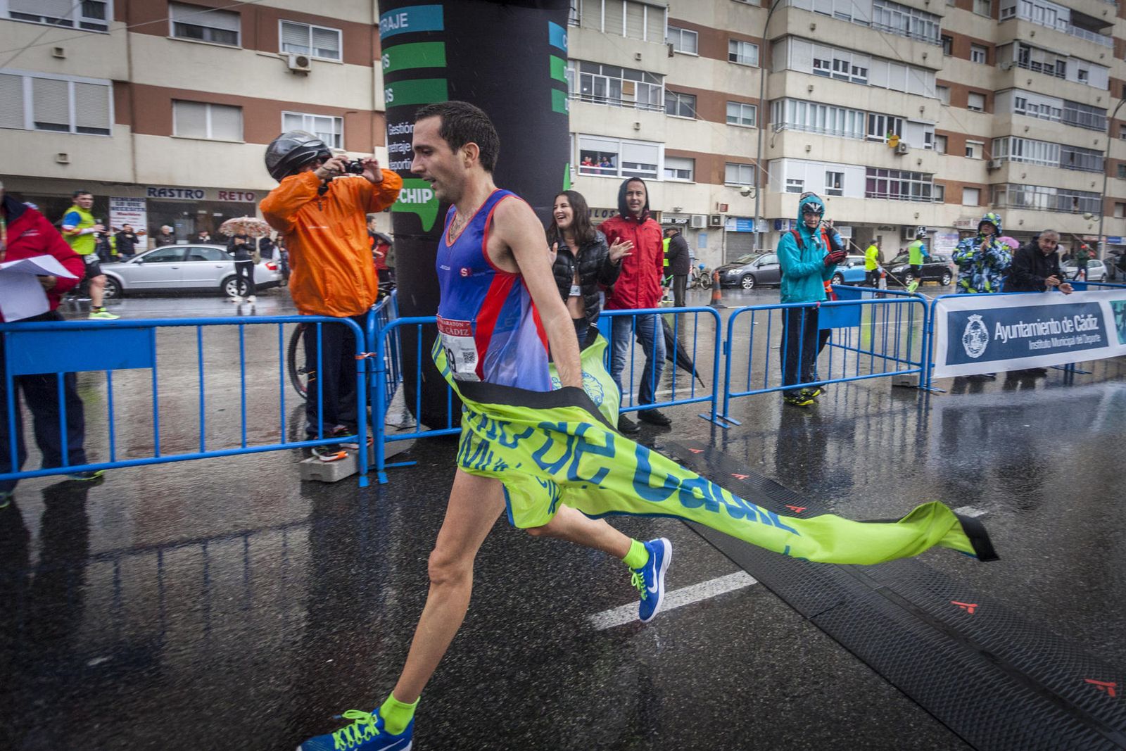 El vencerdor de la prueba masculina, Jorge Soto.