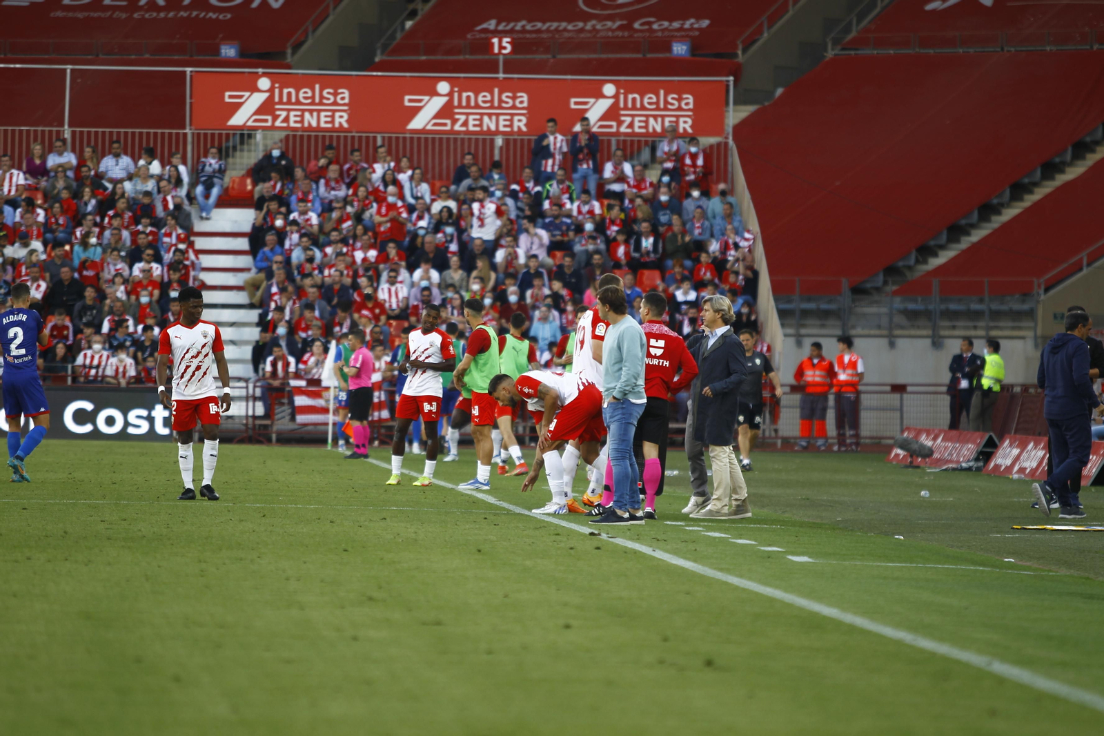 Imágenes del partido U.D. Almería-S.D. Amorebieta