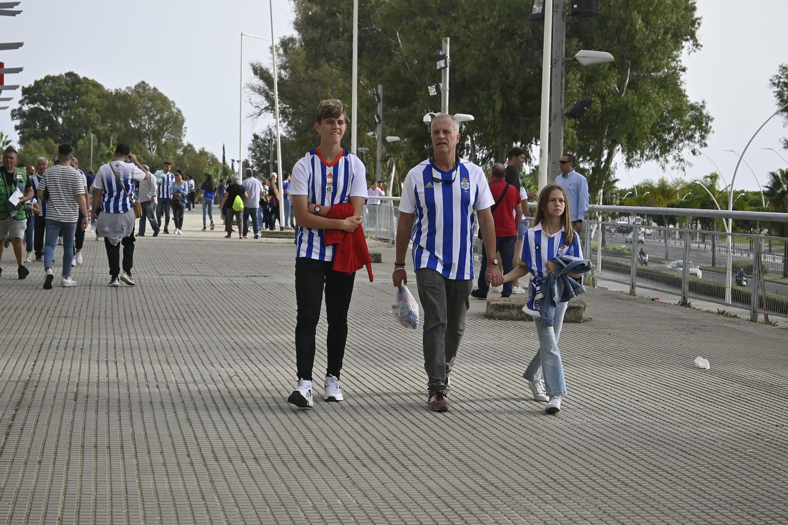 Ambiente del partido del Recreativo de Huelva y el Cádiz FC Mirandilla