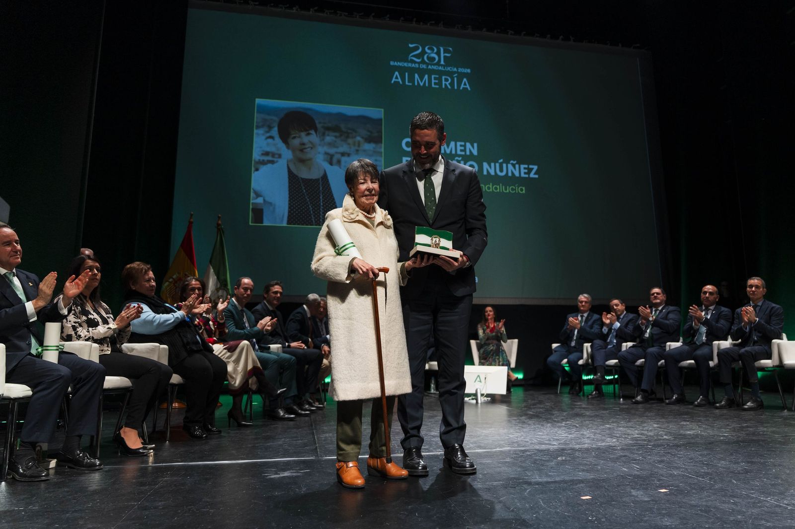 Las imágenes de los galardones 'Bandera de Andalucía' en Almería